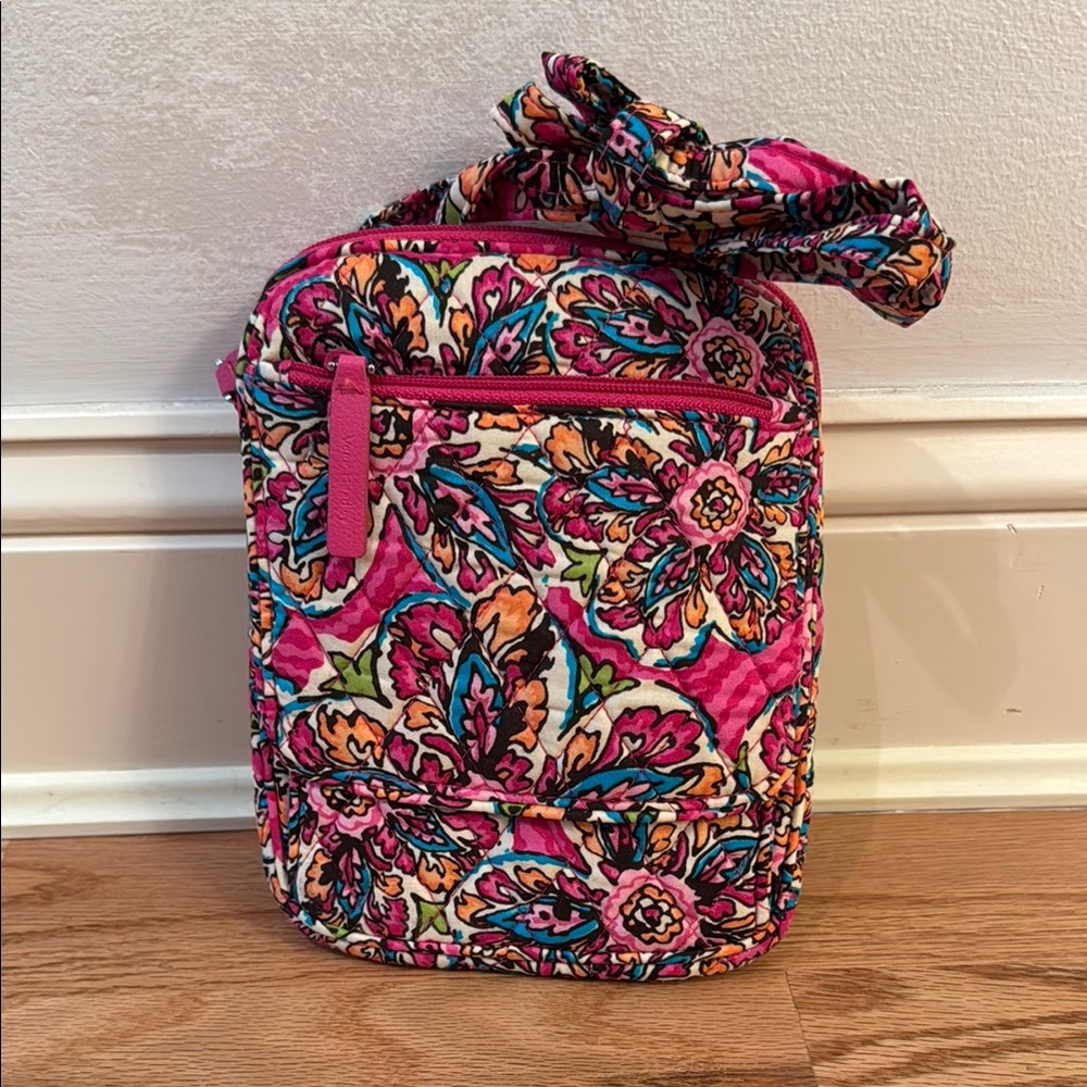 NWT Vera Bradley Pink Floral Crossbody Bag
